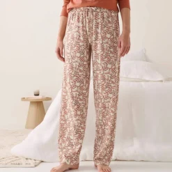 Pantalon pyjama coton imprimé 