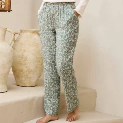 Pantalon pyjama imprimé floral