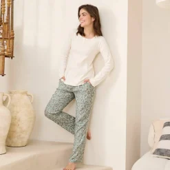 Pantalon pyjama imprimé floral