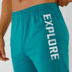 Pantalon pyjama uni avec motif