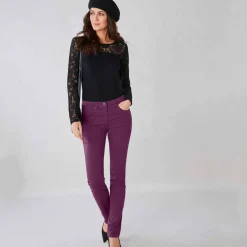 Pantalon sculptant, 5 poches