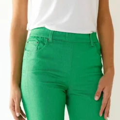 Pantalon stretch coutures affinantes
