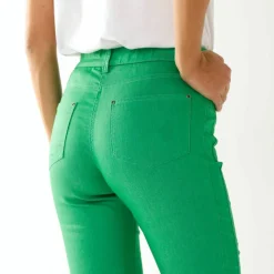 Pantalon stretch coutures affinantes