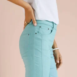 Pantalon stretch coutures affinantes