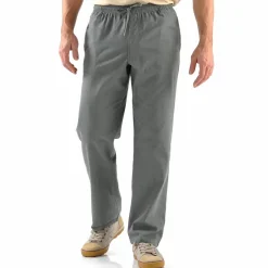 Pantalon toile ceinture élastiquée