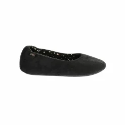 Pantoufles ballerines noir