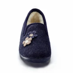 Pantoufles fleurs