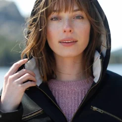 Parka déperlante doublée maille polaire