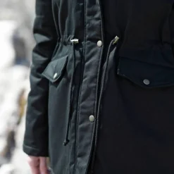 Parka déperlante doublée maille polaire