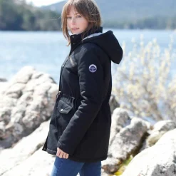 Parka déperlante doublée maille polaire