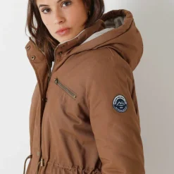 Parka déperlante doublée maille polaire