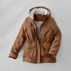Parka déperlante doublée maille polaire