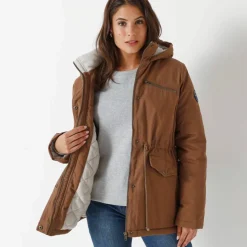 Parka déperlante doublée maille polaire