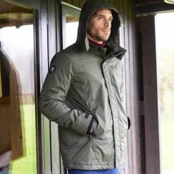 Parka imperméable doublée polaire à capuche