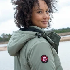 Parka imperméable doublée polaire unie