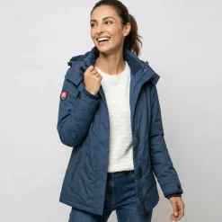 Parka imperméable doublée polaire unie