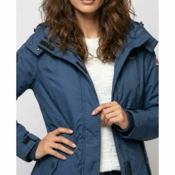 Parka imperméable doublée polaire unie