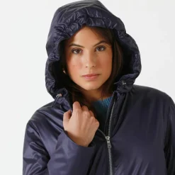Parka imperméable fourrée, mi-longue