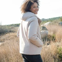 Parka imperméable zippée, à capuche