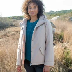 Parka imperméable zippée, à capuche
