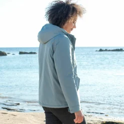 Parka imperméable zippée, à capuche