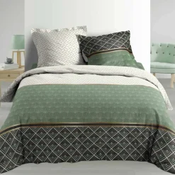 Parure de lit Art Déco - percale de coton