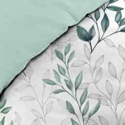 Parure de lit imprimée Wendy - percale de coton
