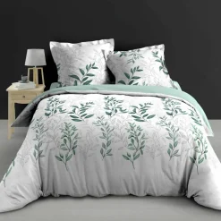 Parure de lit imprimée Wendy - percale de coton