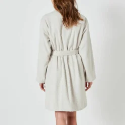 Peignoir court adulte col kimono - éponge bouclette 380 g/m²