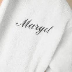 Peignoir de bain enfant Lapin personnalisé à capuche - éponge 340g/m²