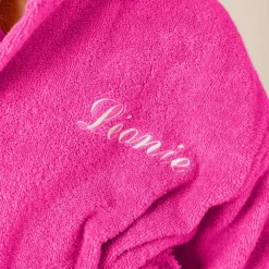 Peignoir de bain enfant Licorne personnalisé à capuche - éponge 340g/m²