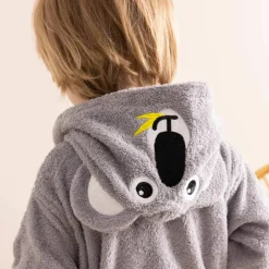 Peignoir de bain enfant personnalisable koala à capuche