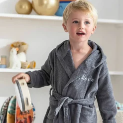 Peignoir de bain enfant personnalisable raton laveur
