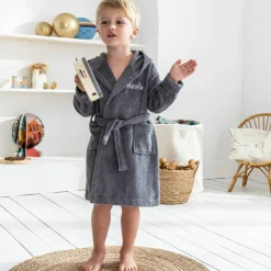 Peignoir de bain enfant personnalisable raton laveur