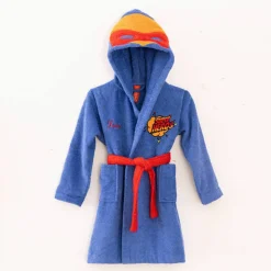 Peignoir de bain enfant personnalisable super-héros à capuche