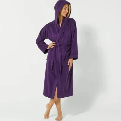 Peignoir mixte adulte col capuche "sèche-vite"