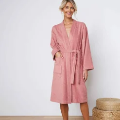Peignoir mixte adute éponge bouclette 1er prix