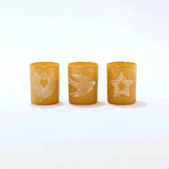Photophore en verre - lot de 3