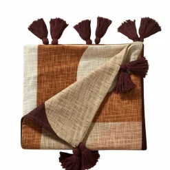 Plaid imprimé géométrique