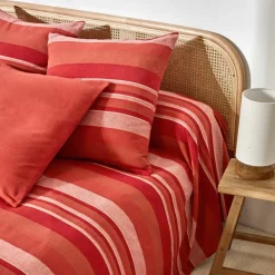 Plaid jeté multicolore coton tissage artisanal
