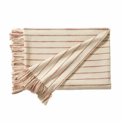 Plaid ou jeté de canapé tissage artisanal