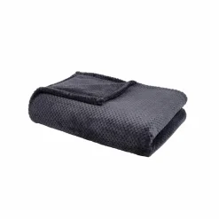 Plaid polaire nid d'abeille