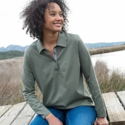 Polo bicolore maille jersey