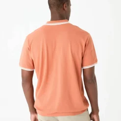 Polo maille piquée confort manches courtes