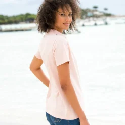 Polo manches courtes, maille jersey
