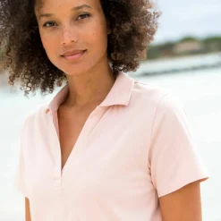 Polo manches courtes, maille jersey