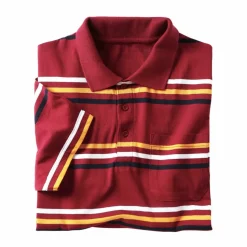 Polo rayé manches courtes