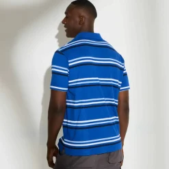 Polo rayé manches courtes