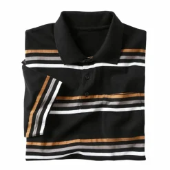 Polo rayé manches courtes