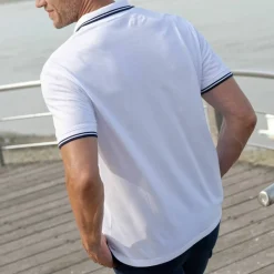 Polo uni maille piquée manches courtes